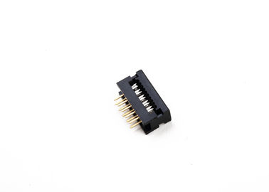 2 * 5 পিন ডিআইপি প্লাগ সংযোগকারী 2.54mm পিচ ডুয়াল সারি PBT উপাদান নিরোধক প্রতিরোধের