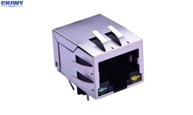 ফসফর ব্রোঞ্জ Rj45 নেটওয়ার্ক সংযোগকারী ফিল্টার 100Base - T 90 ডিগ্রী প্লাগ - ইন