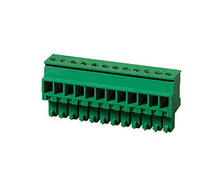 PA66 SN 30-16AWG টার্মিনাল ব্লক সংযোগকারী CPT 3.81mm পিচ 1 * 10P সবুজ