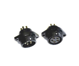 IP68 ওয়াটারপ্রুফ GM2113 ওয়েল্ডিং ক্যাবল প্লাগ সংযোগকারী ফ্ল্যাঞ্জ 5 - 10 AWG সহ