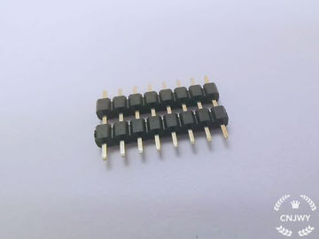 প্লাগ ইন পুরুষ পিন হেডার সংযোগকারী 1 * 8P L=14mm ডাবল প্লাস্টিক 0.8U গোল্ড ফ্ল্যাশ পিই প্যাকেজিং
