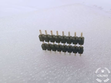 প্লাগ ইন পুরুষ পিন হেডার সংযোগকারী 1 * 8P L=14mm ডাবল প্লাস্টিক 0.8U গোল্ড ফ্ল্যাশ পিই প্যাকেজিং
