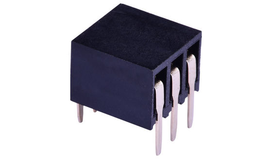 PA9T PCB বোর্ড PH2.54MM 1.0AMP ডান কোণ মহিলা হেডার