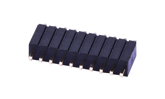 30 পিন 40 পিন মহিলা পিসিবি হেডার 500V 1.0AMP 1.00mm পিচ ফসফর ব্রোঞ্জ যোগাযোগ