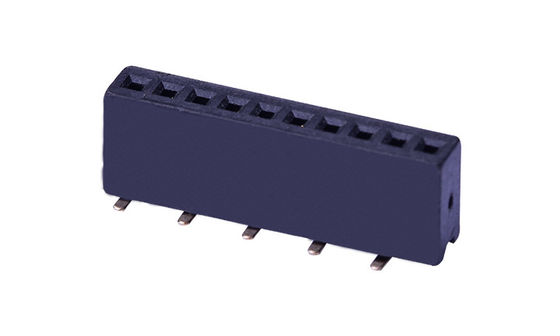 কালো আইসোলেশন উচ্চতা 4.3mm SMT মহিলা সংযোগকারী PA6T