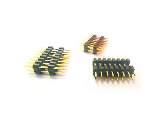 PA6T 2.0MM পিচ 2*8P ডান কোণ পিন সংযোগকারী UL94V-0