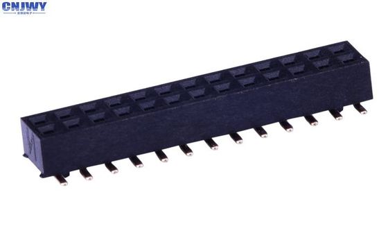 উচ্চতা 2.0mm PA6T SMT Dislocation Pin 1.27MM মহিলা হেডার