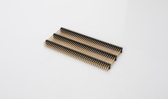 ডুয়াল রো PA6T পিচ 2.54mm 48P ডিআইপি পিন হেডার সংযোগকারী