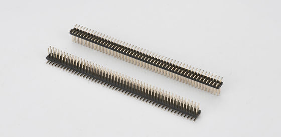 পিচ 2.54mm PA6T H2.54mm ডাবল রায় হেডার সংযোগকারী 80P ডিআইপি