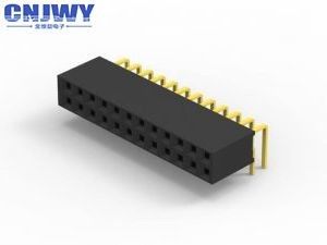 1.00mm 0.039'' Pitch Square Pin PCB Header Connector with Long-lasting Copper Alloy Contact Material