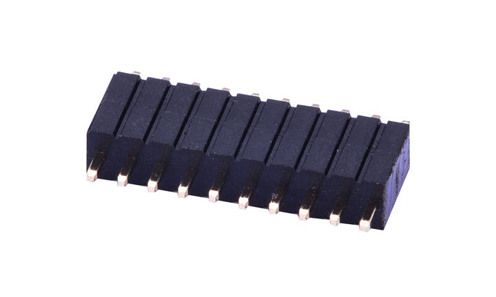 30 পিন 40 পিন মহিলা পিসিবি হেডার 500V 1.0AMP 1.00mm পিচ ফসফর ব্রোঞ্জ যোগাযোগ