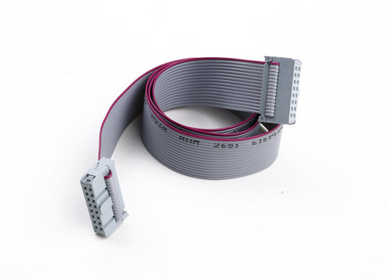Signal Transmission Flat Ribbon Cable Assembly Gray Color For LED Screen