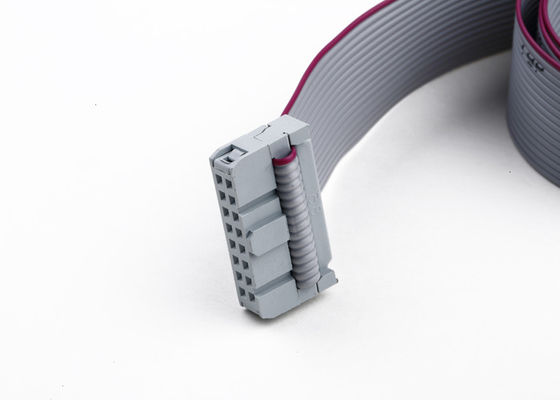 Signal Transmission Flat Ribbon Cable Assembly Gray Color For LED Screen