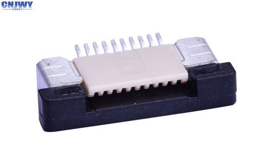 Electronic FPC Cable Connector 0.5mm Horizontal PA9T Material Folding Resistance