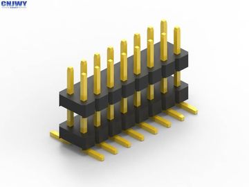 2.54 মিমি পুরুষ SMD পিন হেডার, ব্রাস যোগাযোগ উপাদান সংযোগকারী পিন হেডার