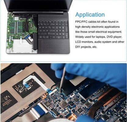 জটিল ইলেকট্রনিক ডিভাইসের জন্য উপযুক্ত উচ্চ নমনীয়তা এবং নির্ভুল পিচ সমন্বিত টেকসই FFC কেবল অ্যাসেম্বলি