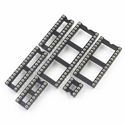 60VAC DIP SINGLE 2.54mm পিচ PBT ইন্টিগ্রেটেড আইসি সকেট